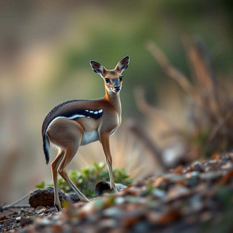 Dik-dik in a natural, species-appropriate environment