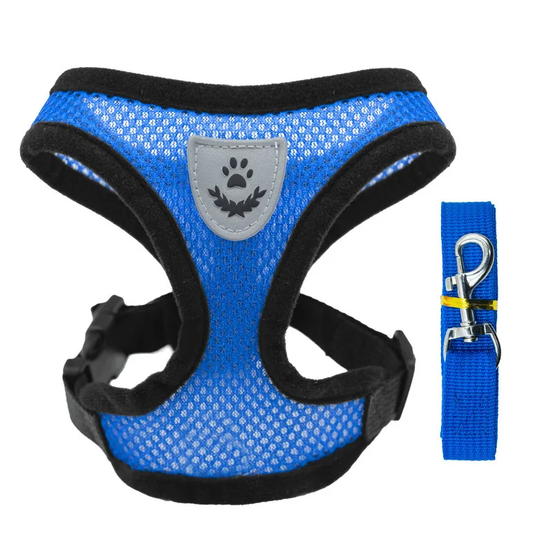 Breathable Adjustable Mesh Pet Harness – Lightweight Walking Vest for Small & Medium Dogs and Cats - Image 7