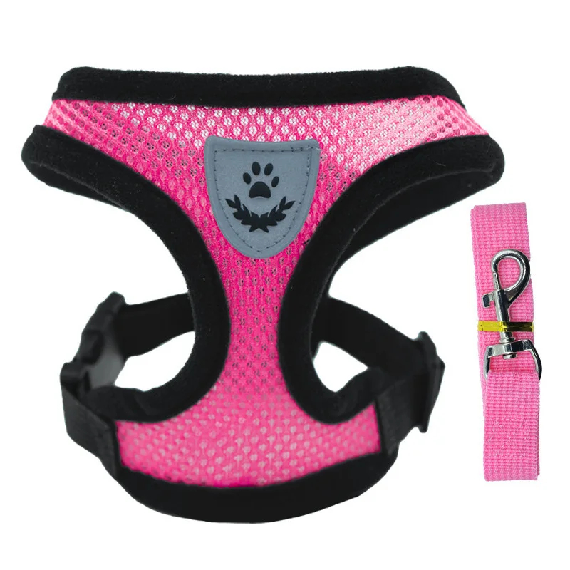 Breathable Adjustable Mesh Pet Harness – Lightweight Walking Vest for Small & Medium Dogs and Cats - Image 9