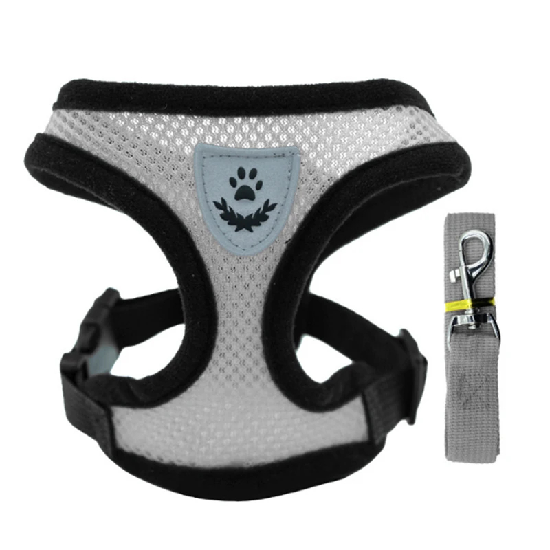 Breathable Adjustable Mesh Pet Harness – Lightweight Walking Vest for Small & Medium Dogs and Cats - Image 10