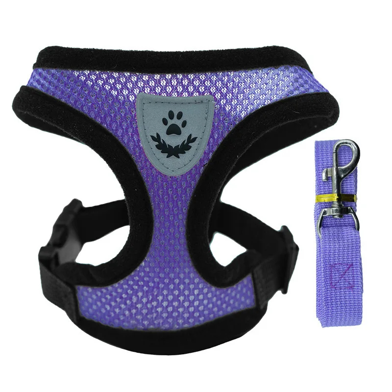 Breathable Adjustable Mesh Pet Harness – Lightweight Walking Vest for Small & Medium Dogs and Cats - Image 11