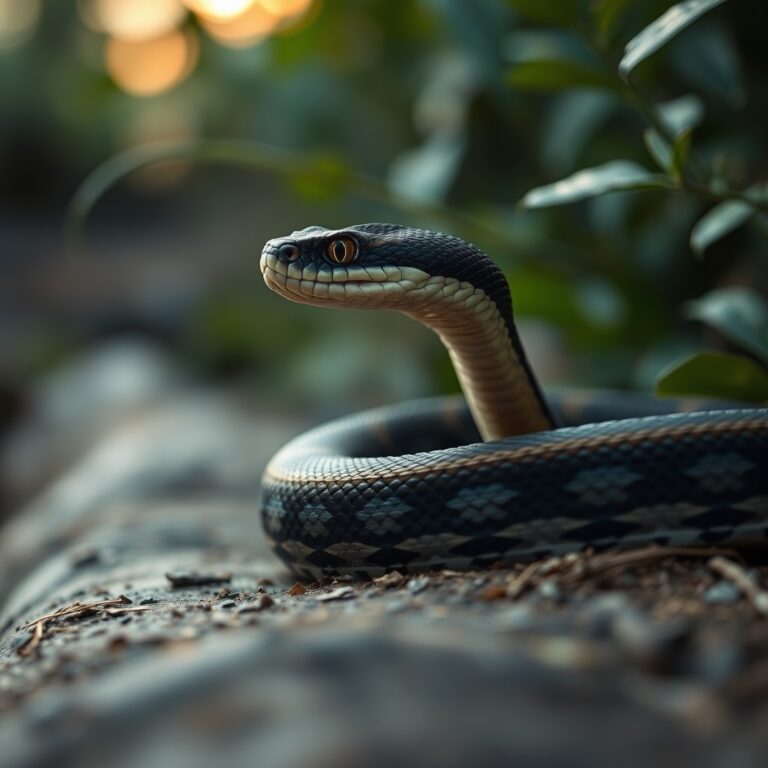 Boa constrictor in a natural, species-appropriate environment