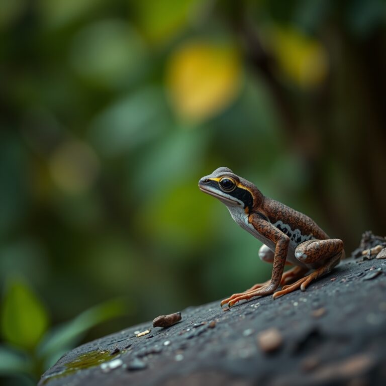 Coquí in a natural, species-appropriate environment