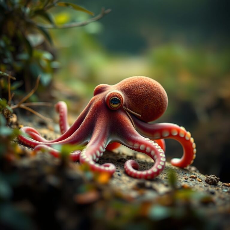 Dumbo Octopus in a natural, species-appropriate environment