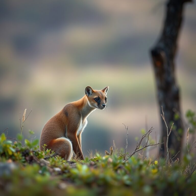 Fossa in a natural, species-appropriate environment