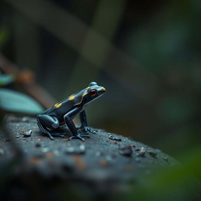 Poison Dart Frog in a natural, species-appropriate environment