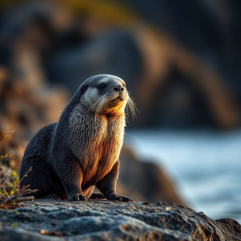 Sea Otter in a natural, species-appropriate environment